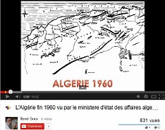 Video L'Algerie fin 1960 vu par le ministere d'etat des affaires alge